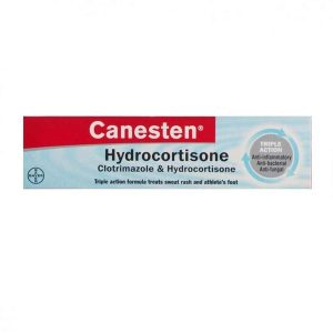 Canesten hydrocortisone cream, athlete’s foot