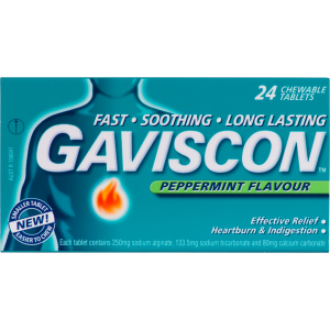 Gaviscon Peppermint Flavour Tablets